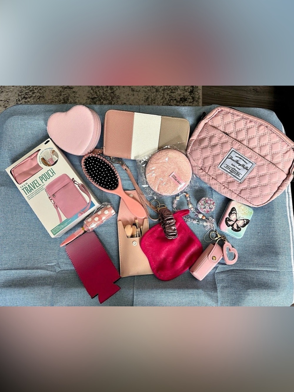 Pretty in Pink Travel Accessory Bundle